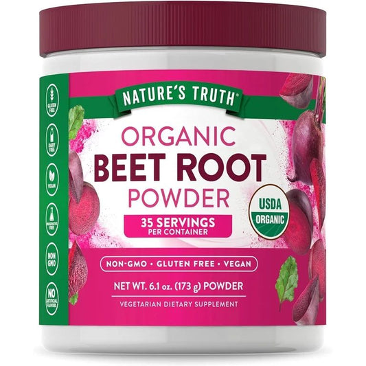 Nature’s Truth Organic Beet Root Powder – Polvo de Remolacha Orgánica 173 g