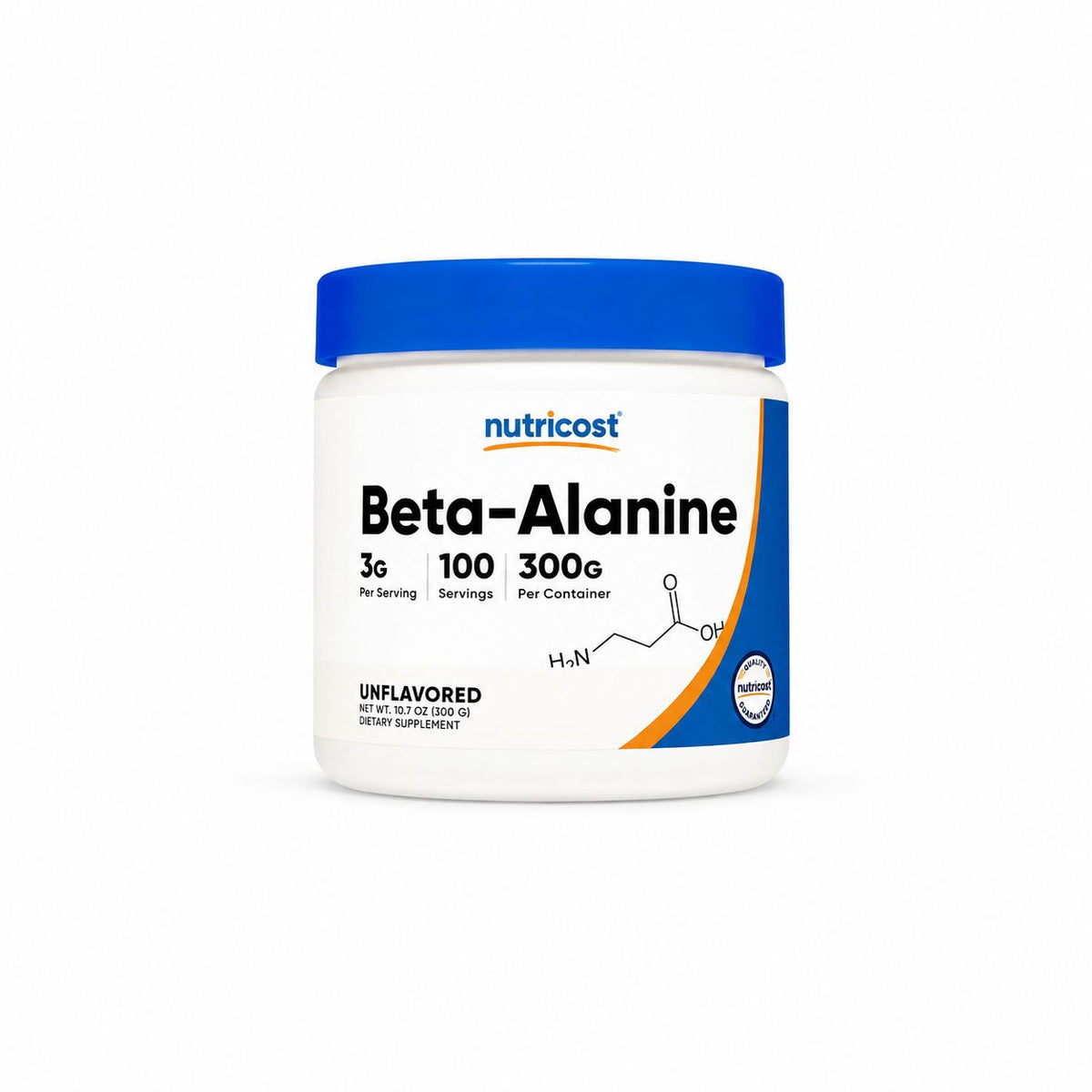 Nutricost Beta-Alanine Powder – Suplemento Dietético en Polvo 300 g | 100 Porciones