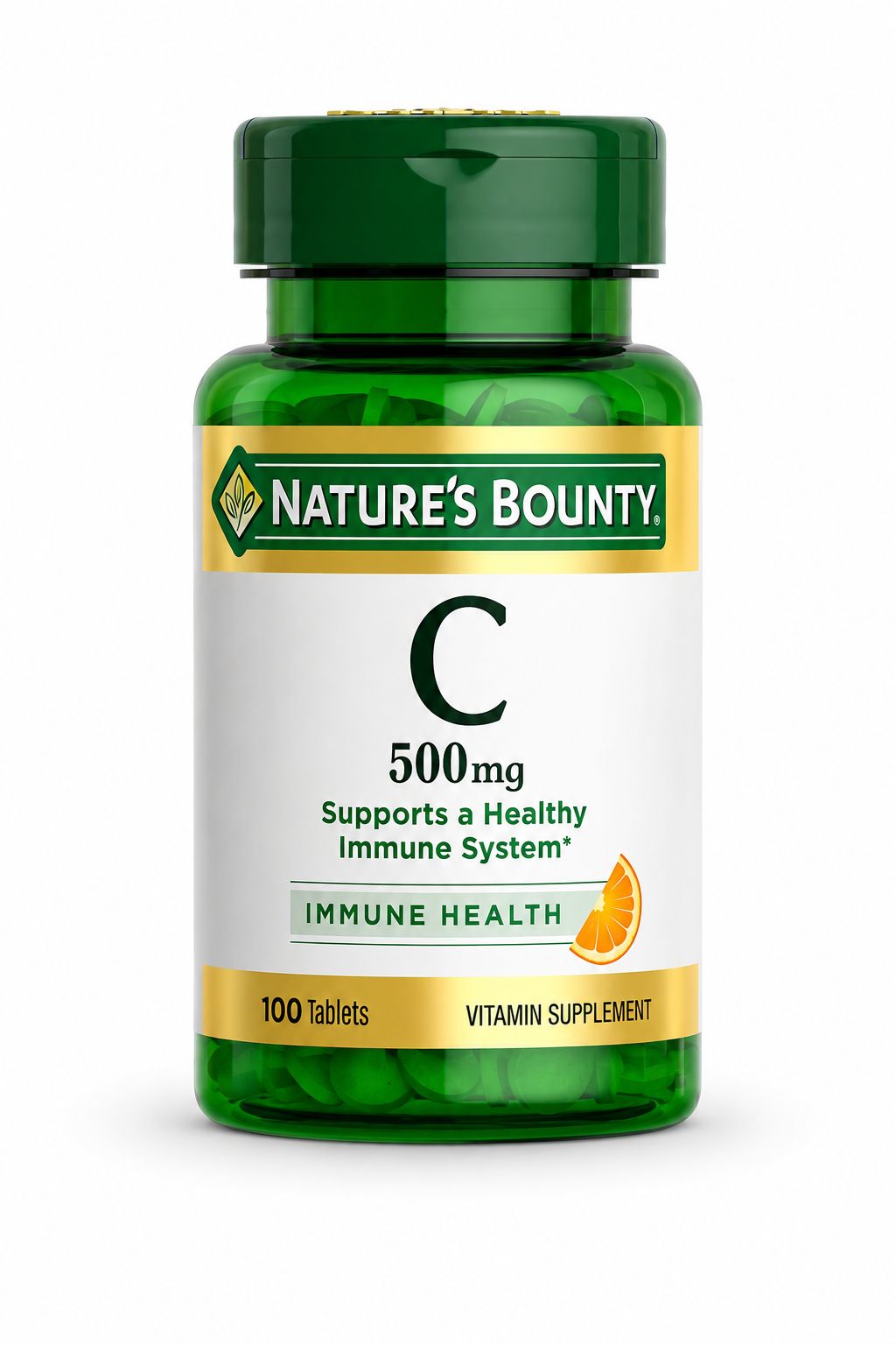 Nature’s Bounty Vitamin C – Suplemento Vitamínico 500 mg 100 Tabletas