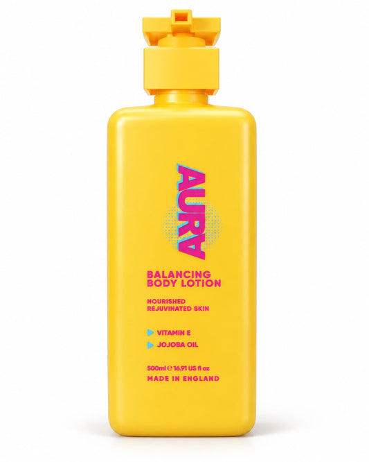 AURA Balancing Body Lotion con Vitamina E y Aceite de Jojoba 500 ml