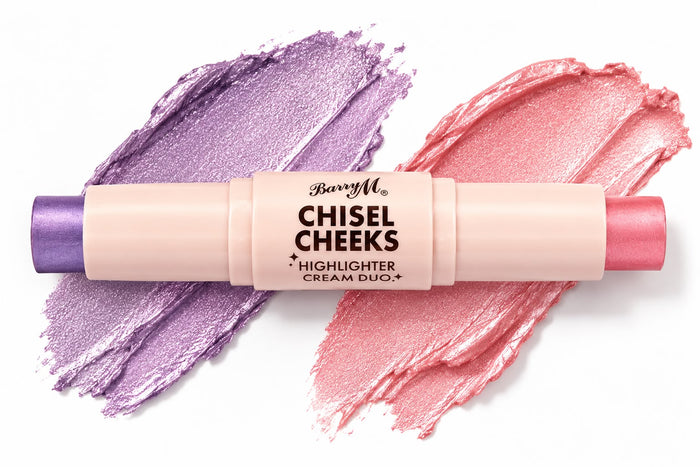 Barry M Chisel Cheeks Iluminador en Crema Dúo Lilac/Pink 12.6 g