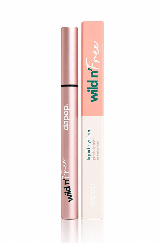 Dapop Wild N’ Free Liquid Eyeliner – Delineador Líquido Negro