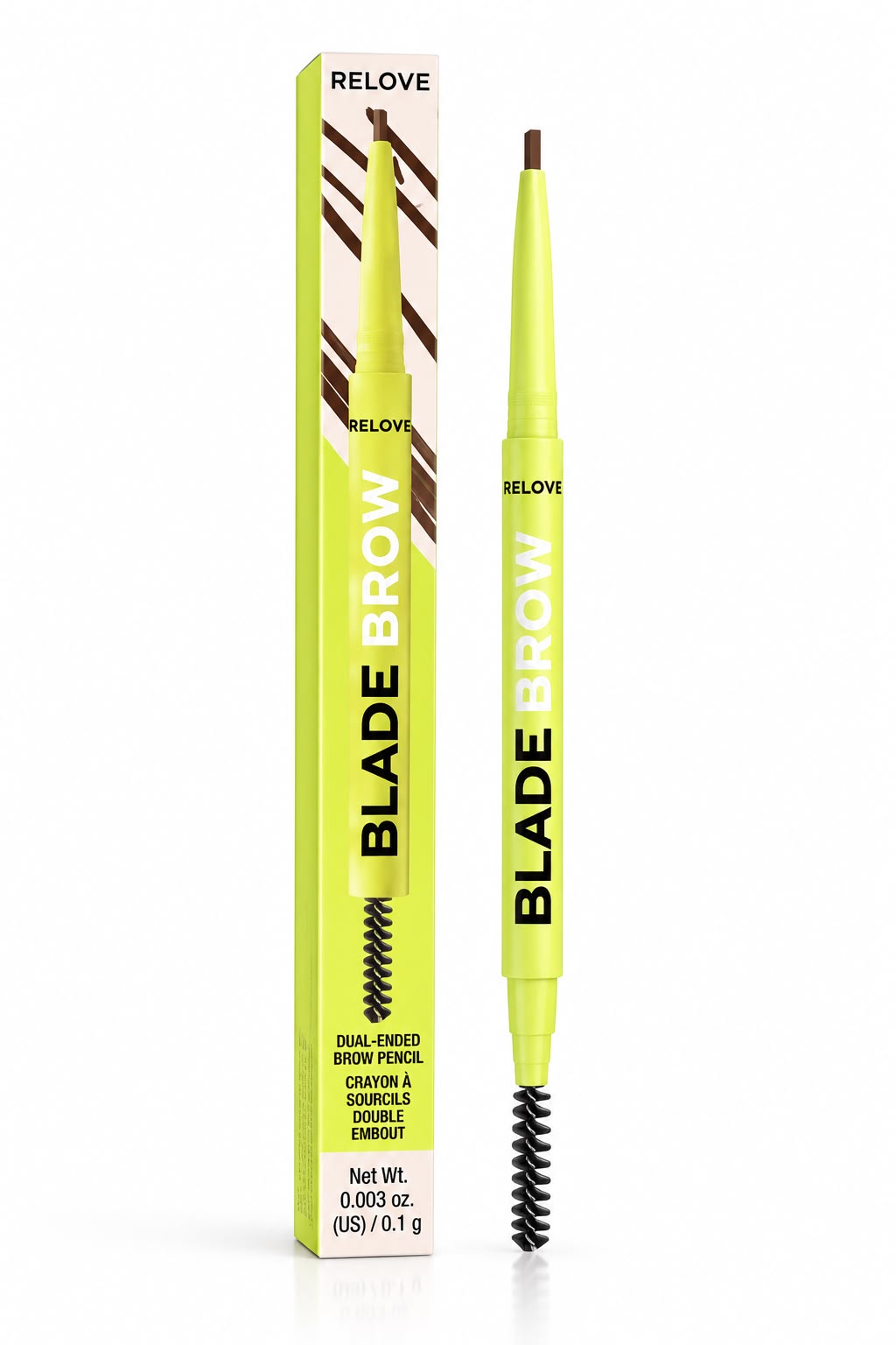 Revolution Relove Blade Brow – Lápiz de Cejas de Doble Punta 0.1 g