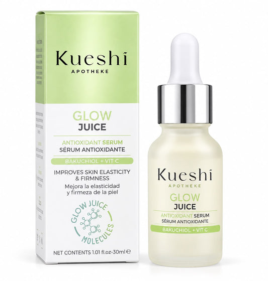 Kueshi Apotheke Glow Juice – Sérum Facial Antioxidante con Bakuchiol + Vitamina C 30 ml