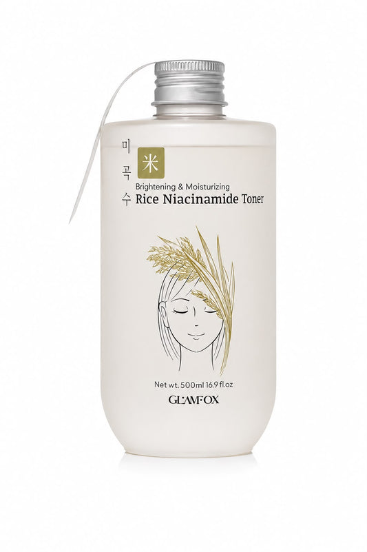 Rice Niacinamide Toner – Tónico Facial Iluminador e Hidratante 500 ml