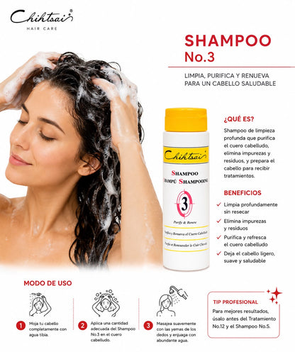 Chihtsai Hair Care Travel Kit – Kit Completo de Cuidado y Reparación Capilar