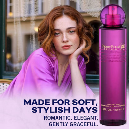 Perry Ellis 18 Orchidée – Splash Corporal para Mujer 236 mL