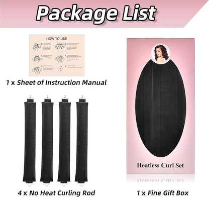 Heatless Curl Set – Set de Rulos sin Calor para el Cabello