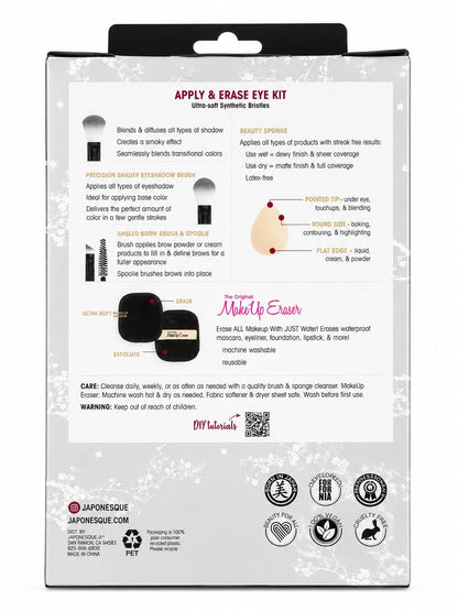 Japonesque Apply & Erase Eye Kit – Set de Accesorios de Maquillaje
