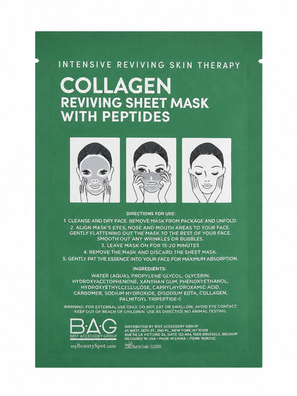 My Beauty Spot – Mascarilla Facial de Colágeno con Péptidos
