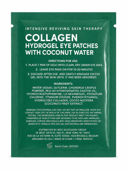 My Beauty Spot – Parches de Hidrogel para el Contorno de Ojos con Colágeno Hidrolizado y Extracto de Coco