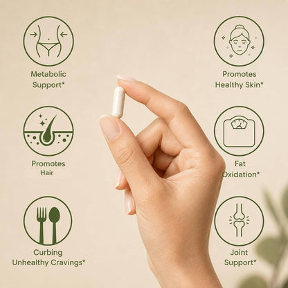 Nurday Collagenic Burn Elite – Suplemento Dietético con 5 Tipos de Colágeno 60 Cápsulas