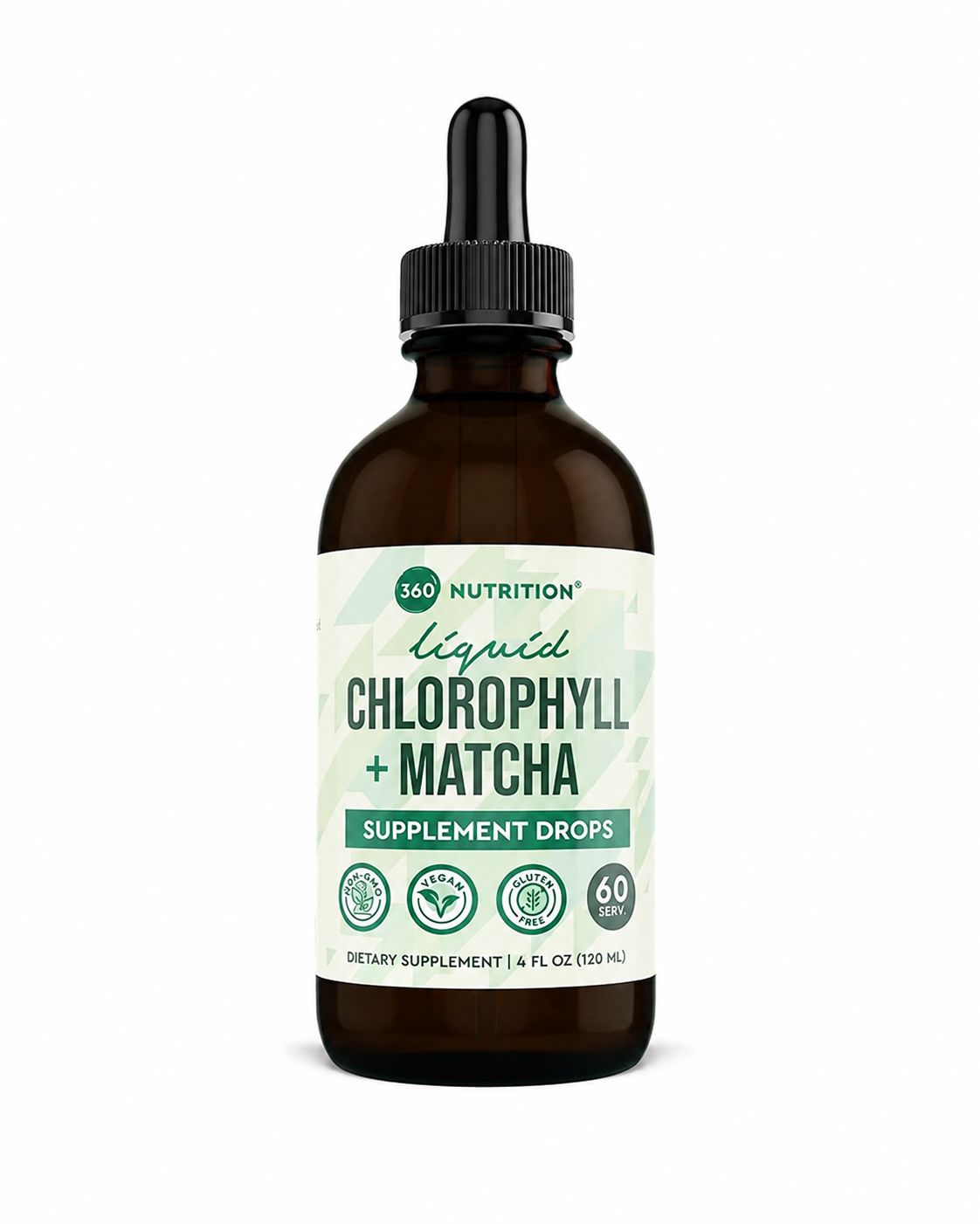 360 Nutrition – Clorofila Líquida + Matcha, 120 ml
