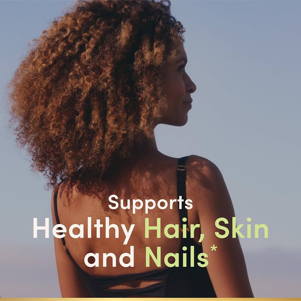 Nature’s Bounty Biotin – Suplemento de Biotina 5000 mcg 60 Tabletas de Disolución Rápida