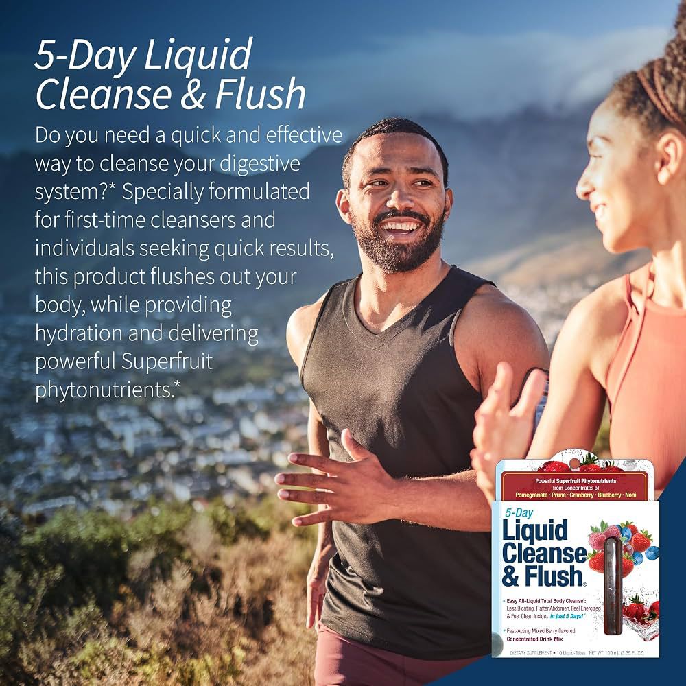 Applied Nutrition 5-Day Liquid Cleanse & Flush – Suplemento Dietético Líquido Sabor Frutos Rojos 100 ml