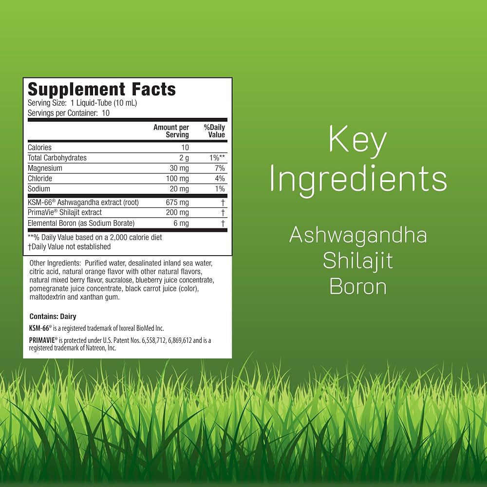 Irwin Naturals Ashwagandha Mind & Body – Suplemento Líquido de Bienestar 10 Tubos