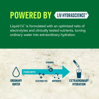 Liquid I.V. Hydration Multiplier +Energy – Mezcla de Electrolitos Sabor Mango Tamarind 6 Sticks