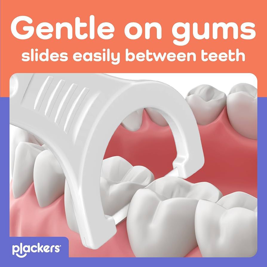 Plackers Gentle Line – Hilo Dental con Mango Sabor Fresh Mint 150 unidades