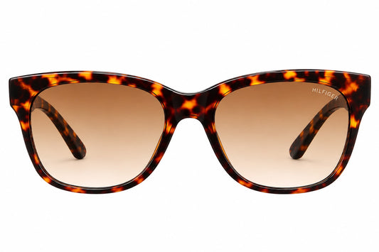 Tommy Hilfiger – Lentes de Sol Carey Cat-Eye con Lente Marrón Degradado