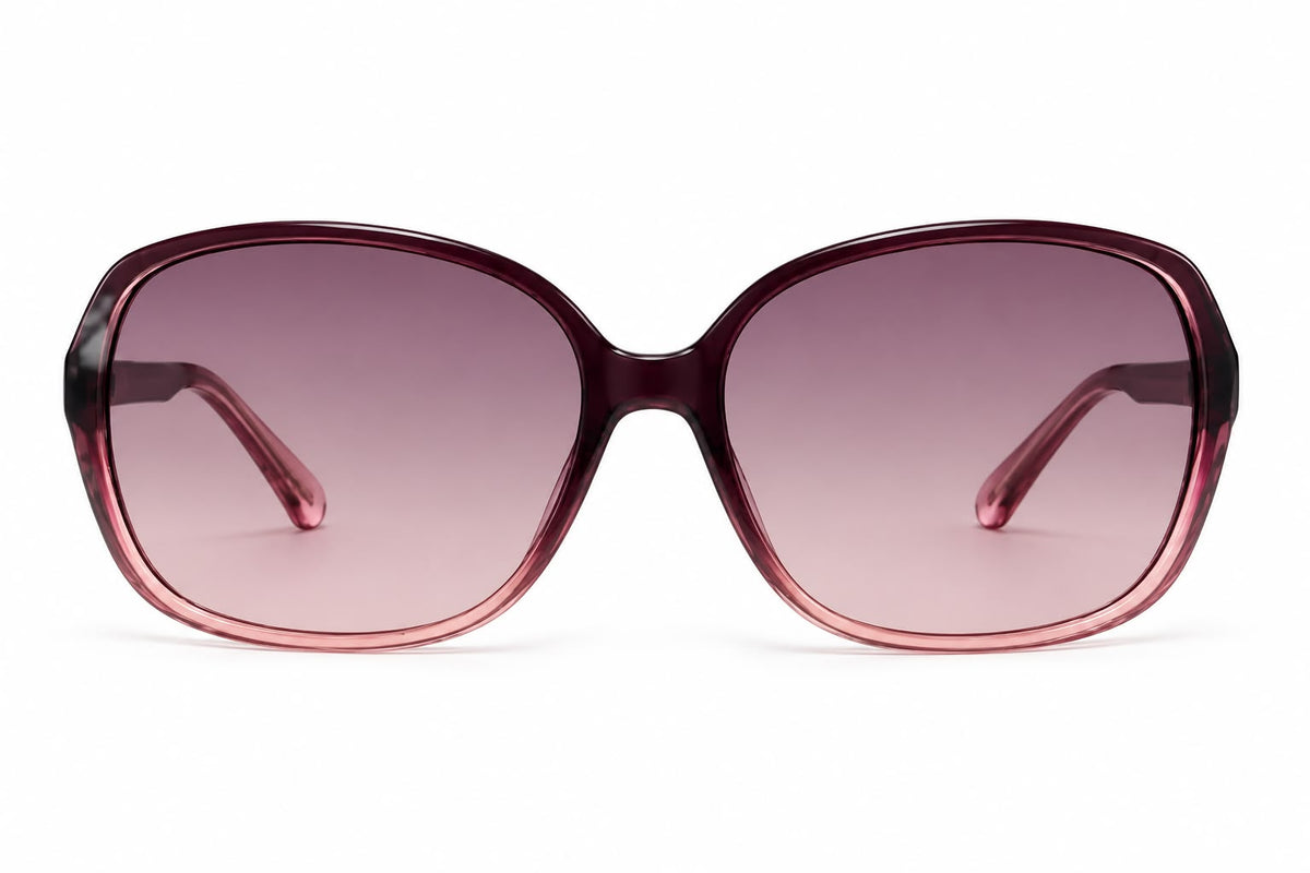 Tommy Hilfiger – Lentes de Sol Oversized Borgoña con Lente Degradado