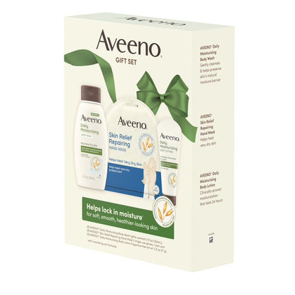 Aveeno Daily Moisture Skin Care Gift Set for Dry Skin