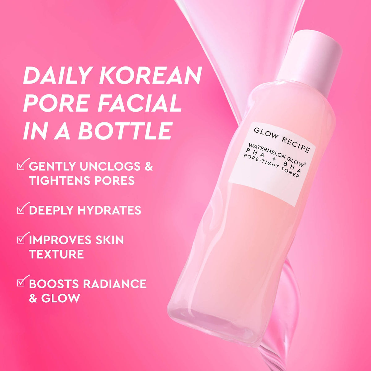 Glow Recipe Mini Watermelon Glow PHA + BHA Pore-Tight Toner